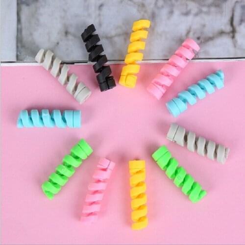 2pcs Charging Cable Protector Saver Cover For Apple iPhone USB Charger Cable Cord Adorable Protective Sleeve For Phones Cable