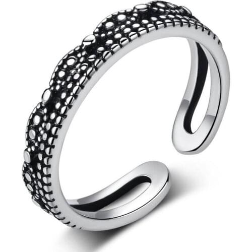 KOFSAC 2019 Thai Silver 925 Rings For Women Popular Jewelry Open Size Vintage Ring Lady Different Occasion Accessories
