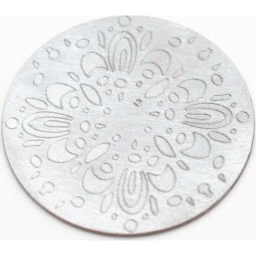 10pcs/lot Stainless steel 22mm large silver Flower window plate floating plate for 30mm floating locket diy Glass Lockrt