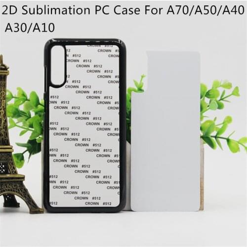 2D Sublimation Case For Samsung Galaxy A51 A71 A50 A70 A40 A30 A20 A10 A80 A90 PC Hard Blank Printed Cover Aluminum Sheet 10pcs
