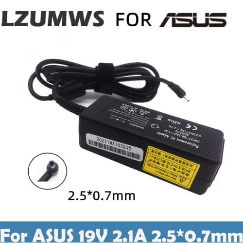 19V 2.1A 40W 2.5*07mm AC Laptop Charger Adapter For ASUS Laptop Eee PC X101CH R051PX Car Power Supply Laptop Adapter For ASUS