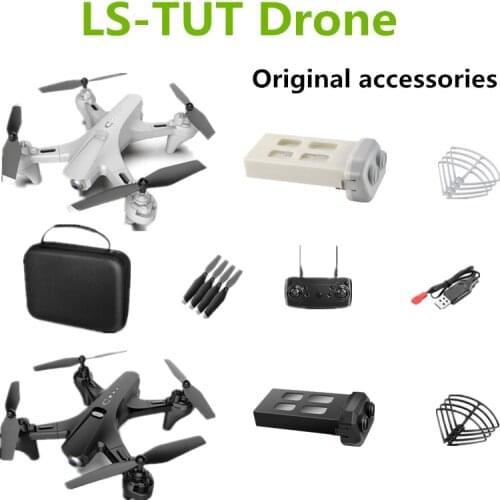 LS-TUT RC Drone Original Battery Accessories 3.7V 1800mah Propeller Blade Protect Frame For TUT Drone Spare Parts