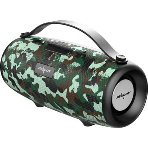S34 2000mAh Portable 3D Hifi Stereo Bluetooth Speaker Waterproof Subwoofer Boombox Support TF Card,AUX,USB Flash Drive
