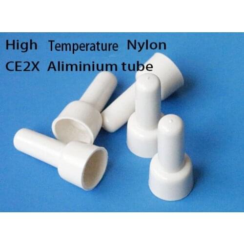 CE-2X#closed end cable connector Nylon inflaming retarding aliminium tube Crimp Caps 22-14 AWG Connectors High temperature 94V0