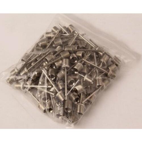 Hot 10pcs/pack Basketball Soccer Ball Inflating Pump Needle Valve Adaptor Air Pin