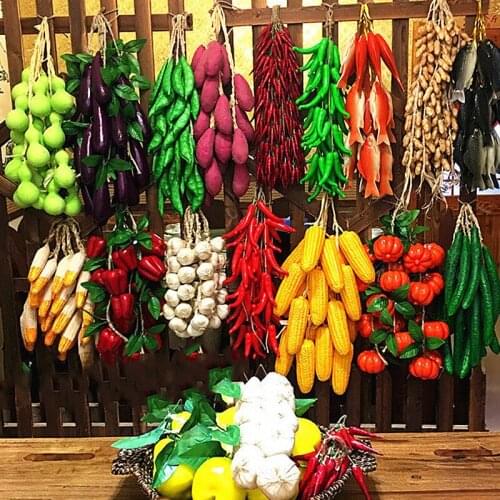 Artificial Simulation Food Vegetables Fake Chili Pepper Fruit Photography Props