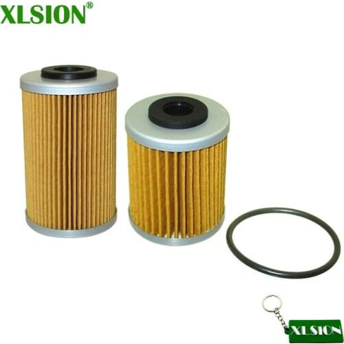 XLSION 1st 2nd Oil Filter Set For Beta RR Enduro 4T 250 400 450 525 540 Polaris Outlaw 450 MXR 525 IR Long & Short Filters