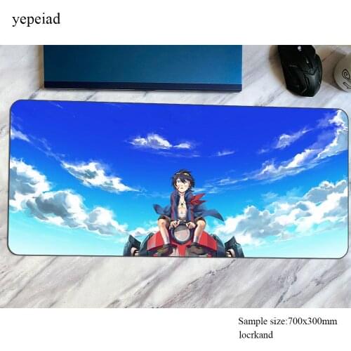 Gurren lagann mouse pad gamer HD pattern gaming mousepad 900x400x3mm notbook desk mat cool new padmouse games gamer mats gamepad