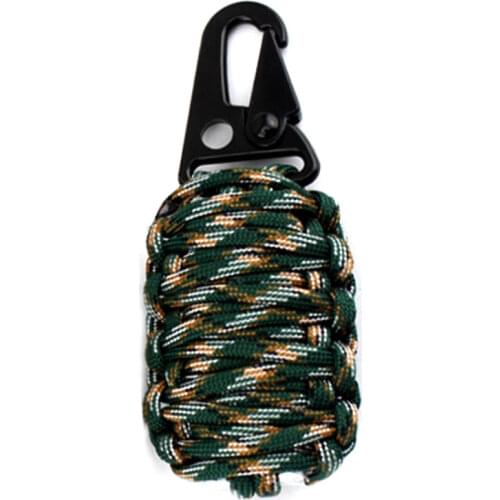 Outdoor survival kit, eagle beak buckle, quick-hanging emergency kit, outdoor survival fishing kit