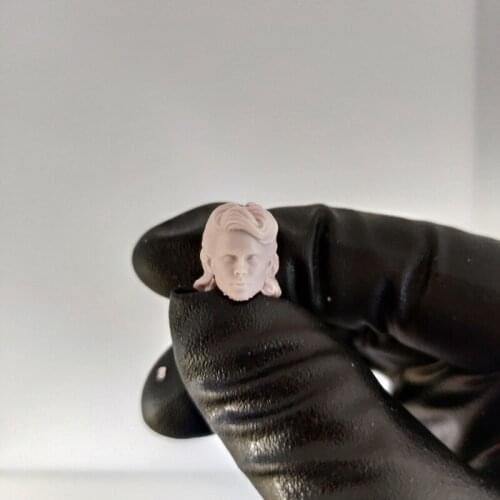 1/18 Scale Captain Girl Friend Peggy Carter Head Sculpt Unpainted Fit 3.75" Figure