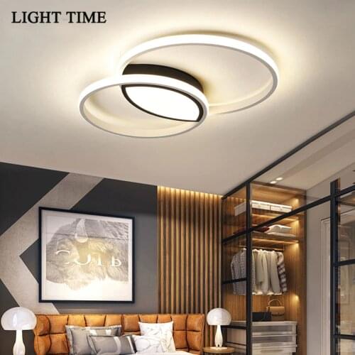 New Acrylic Modern Led Ceiling Light For Bedroom Living Dining room Kitchen Home Lighting Ceiling Lamp White Metal Body Fixtures
