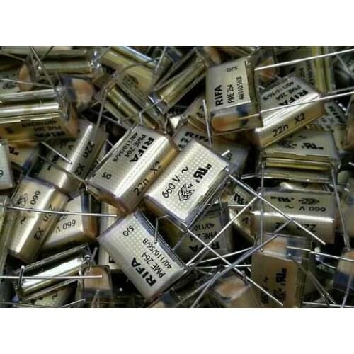 OriginalRIFA 3.3nF PME 295 400V 250VAC 20PCS =$42 2. RIFA 68nF PME 271 Y, 250VAC 20PCS =$10.76 3. RIFA 4.7nF 300VAC Y2 20PCS =$1