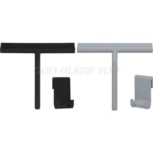 Silicone Window Tile Glass Wiper Cleaner Squeegee Shower Mirror Cleaning Holder Black Gray Drop Shipping