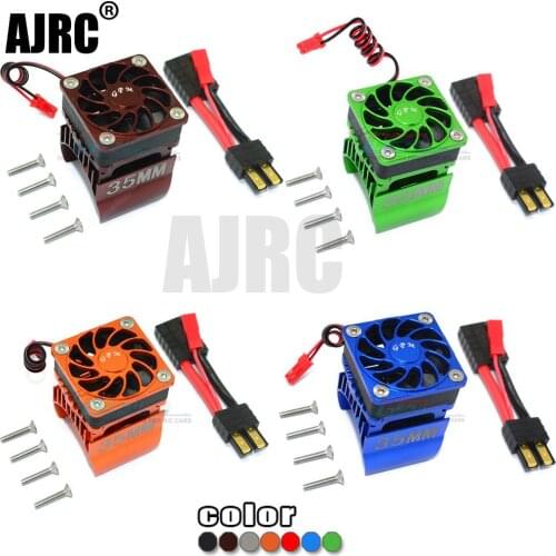 TRAXXAS TRX-4 Defender Bronco g500 TRX-6 g63 540-550 motor aluminum alloy 35MM motor heat sink and cooling fan