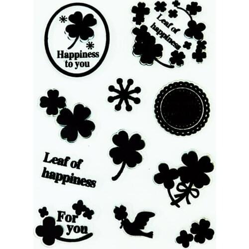 YLCS208 Flower Silicone Clear Stamps For Scrapbook DIY Album Paper Cards Decoration Embossing Folder Craft Rubber Stamp 11*16cm