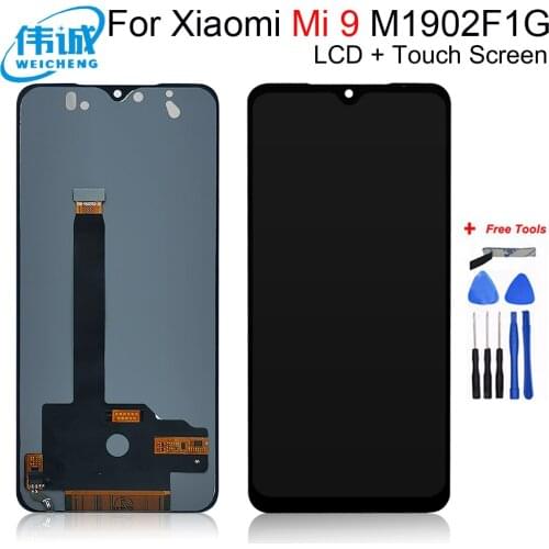 For XiaoMi Mi9 Mi 9 M1902F1G LCD Display+Touch Screen Assembly Repair Parts For Redmi K20 Pro K20 lcd mi 9T MI9T Pro LCD Sensor