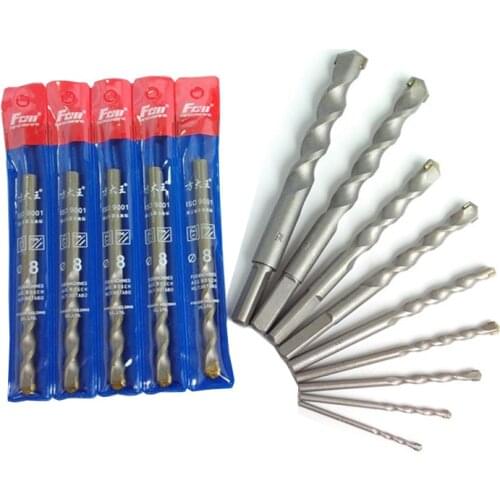 2Pcs 3mm-12mm High Quality Tungsten Steel Drill Impact Drill Cement Concrete Wall Drill Construction Drill