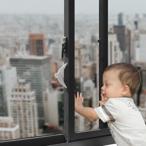 EUDEMON Child Safety Lock Baby Security Sliding Window Locks for Push-pull Door