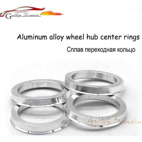 4 Stuks/partij 66.6-60.1 Hub Centric Ringen Od = 66.6mm Id = 60.1mm Aluminium Wheel Hub Ringen Gratis Verzending Auto-styling