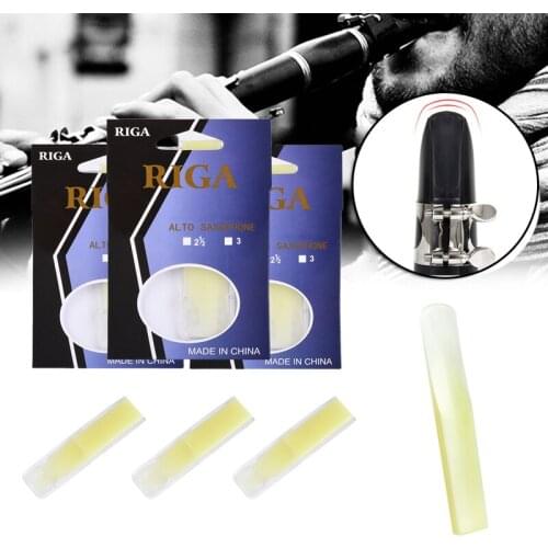 Alto Saxophone Resin Reed Portable Sax Reed Practical Instrument Accessories Suitable for Beginner Student SAL99