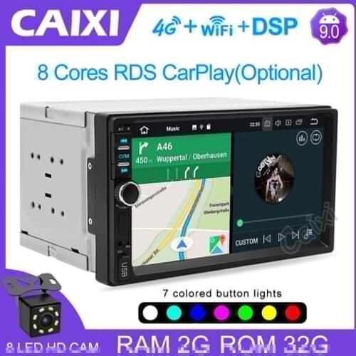 2 Din Android 2G Ram 2Din Radio Car Multimedia Player Universal 2din for toyata Nissan t31 X-tra tiid Hyundai Kia Chevrolet