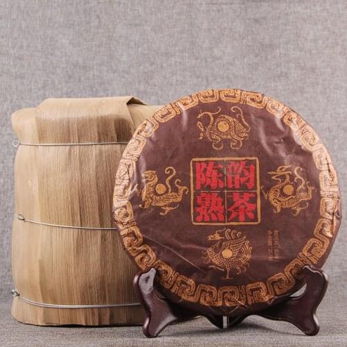 2019 Yunnan Menghai Chen Yun Ancient Shu Puer Chinese Tea Old Ripe Puer Chinese Tea 357g