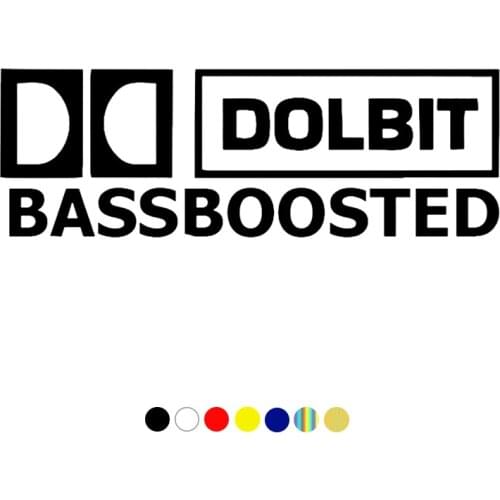 CS-10462# Various Sizes Vinyl Decal BASSBOOSTED Car Sticker Waterproof Auto Decors on Truck Bumper Rear Window