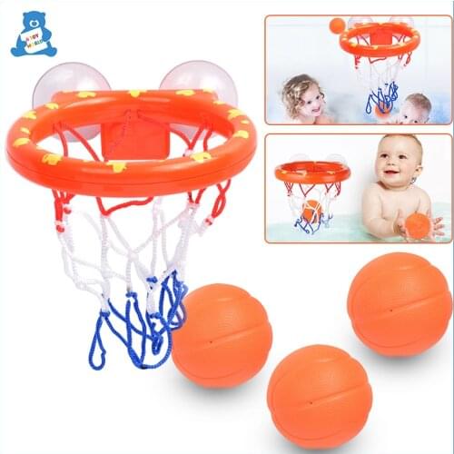 Baby Bath Toys Pool Water Toy Basket Water Spirt Toys Kids Shooting Basket Bathtub Baby Shower Funny Swimming Bath Toys for Kids