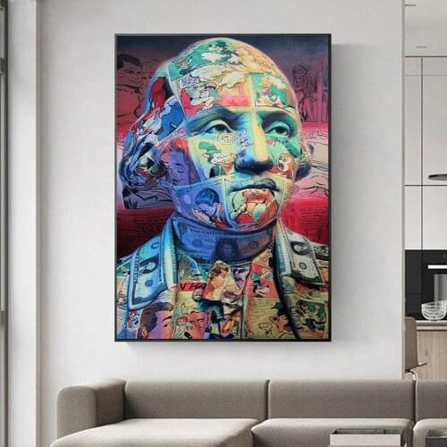 Graffiti Modern Art Street Painting Abstract Poster And Prints Graffiti Freak Wall Art Picture Vintage Poster Home Decoration