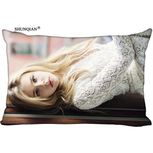 Custom Chloe Grace Moretz Printed Pillowcase Home Living room cushion Rectangular Silk Pillowcase Two Sides More size