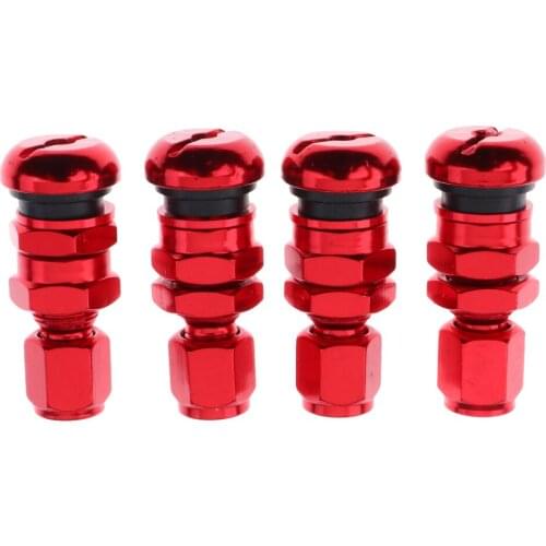 4Pieces 38mm Length Aluminum Tire Wheel Stem Air Valve Cap Covers for Car Truck