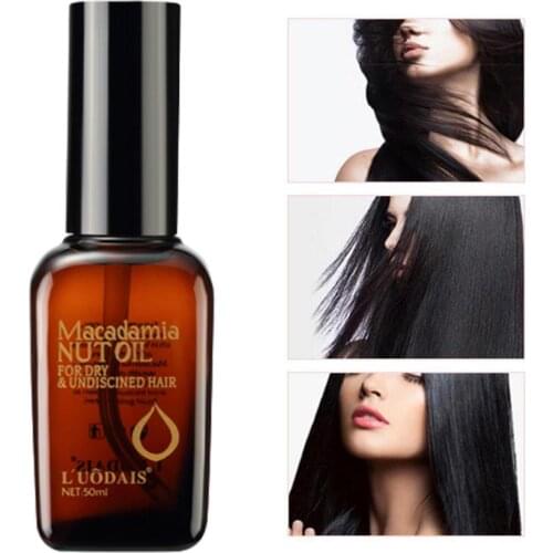 50ML Multi-functional Argan Hair Oil Treatments Repair Damage Moisturizing Absorbed Scalp Nourish Oil