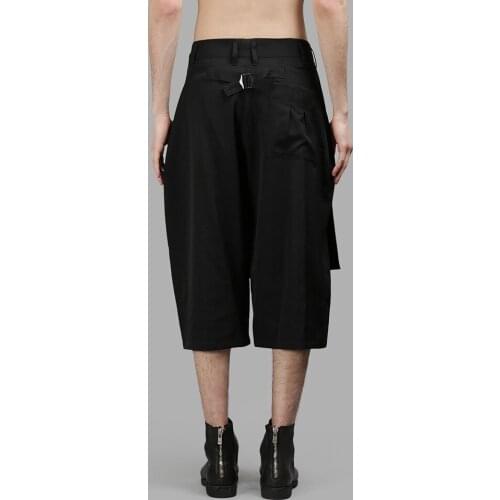 New Mens clothing GD Hair Stylist fashion Catwalk personality pants costume plus size stage singer costumes