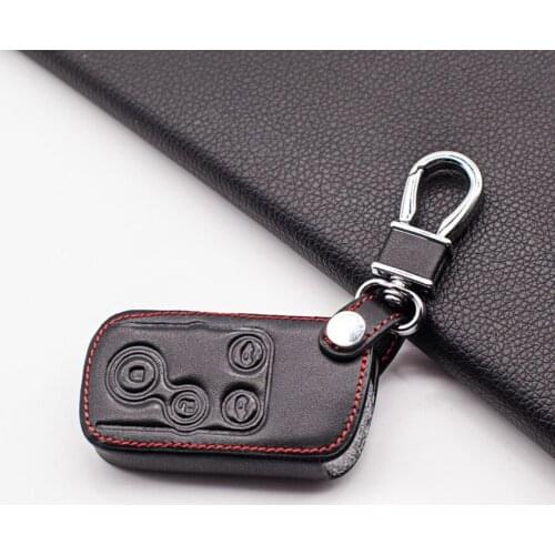 Newest High Quality Leather Car Key Cover Case Fit for Honda Odyssey Elysion 4 Button Jacket Remote Control