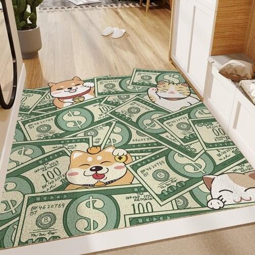 New Arrival Door Mat Carpet Living Room Mat Bath Mat Kitchen Mat PVC Anti-slip Mat Custom Freely Cutting Mat Carpet Home Doormat