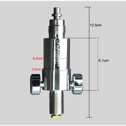 Single hole /Four holes Airforce condor pcp High pressure cylinder valve explosion proof of constant pressure valve 8mm