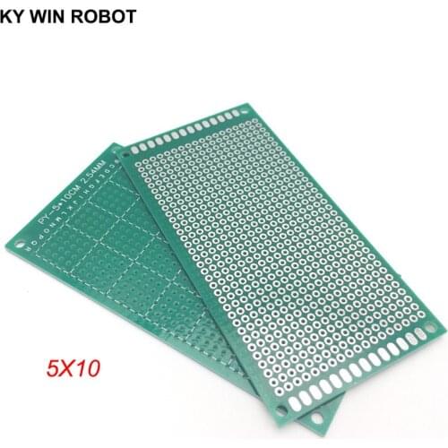 1pcs 5x10cm 50x100 mm Single Side Prototype PCB Universal Printed Circuit Board Protoboard For Arduino