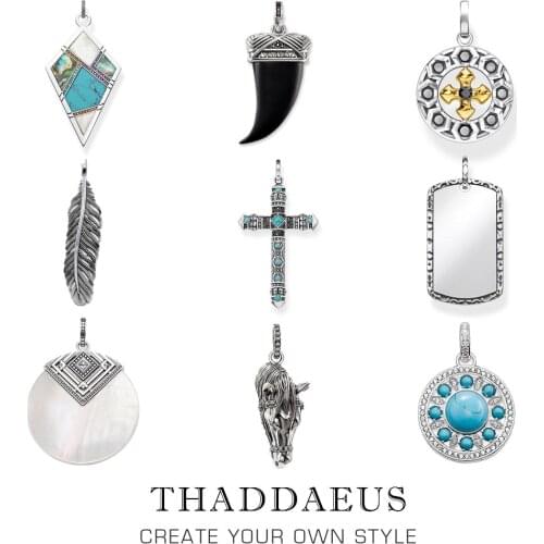 Pendant Cross Blue Stone,2018 Brand New Fashion Jewelry Europe Style Bijoux Necklace Accessories Gift For Woman & Men