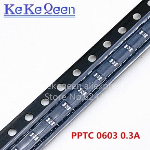 100Pcs/Lot PTC FUSE 0603 0.3A 300mA 16V SMT SMD PPTC Resettable Fuses SMD0603P030TF Circuit protection