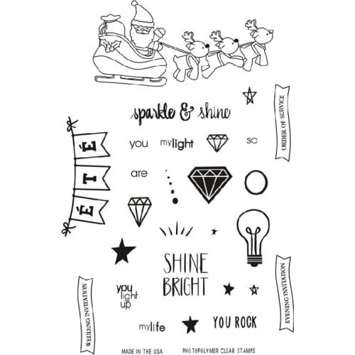 Clear Stamps DIY Card Craft Stamps Card Invitatioin Decorative Stamps
