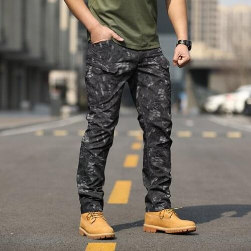 SCHEIFELE Mens Camouflage Jeans China
