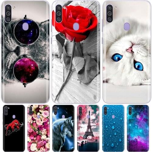 Silicone Case For Samsung Galaxy A11 A 11 Back Cover Cute Painting Soft TPU Case For Samsung Galaxy A11 Silicon Bumper Coque