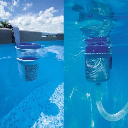1pc Pool Wall Mounting Surface Skimmer Swimming Pool Flotation Cleaner Leaves Debris for Above Ground Pool