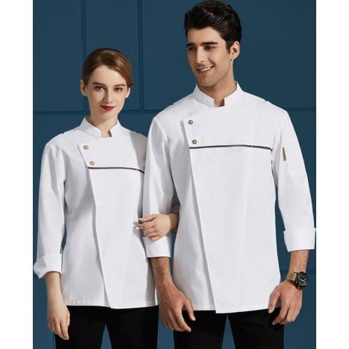 Unisex High Quality Chef Uniform Kitchen Jackets Bakery Food Service Hotel Restaurant Catering Cooking Sushi Cook Work Wear