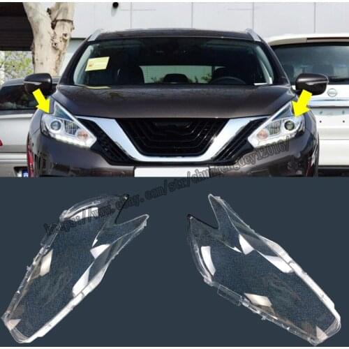 For Nissan Murano 2015 2016 2017 Headlight Headlamp Lens Cover Right&Left 2pcs high quality Car modification accessories