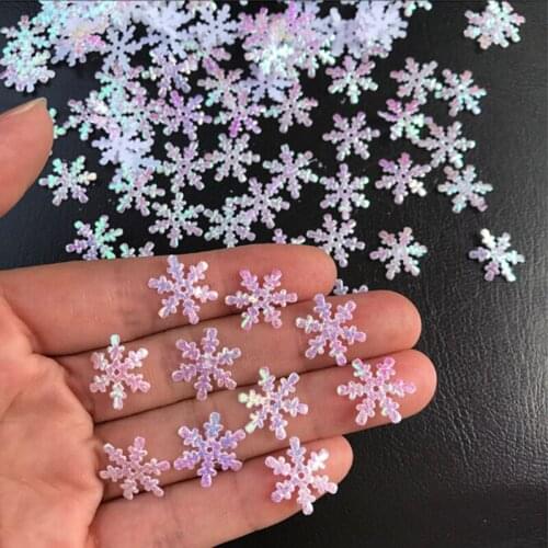 200 Pcs Candlestick Wedding Party Handmade DIY Christmas Decoration Snowflakes 3cm Christmas Party Decorations Snowflakes