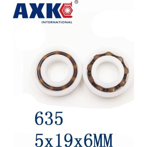 2019 Special Offer Real Thrust Bearing Rodamientos Axk 635 Pom (10pcs) Plastic Ball Bearings 5x19x6mm Glass Balls 5mm/19mm/6mm
