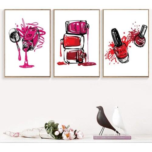 5D Diy Diamond Painting Nordic Style Nail Polish Full Square Round Drill Embroidery Rhinestone Mosaic Wedding DecorationsZP-4137