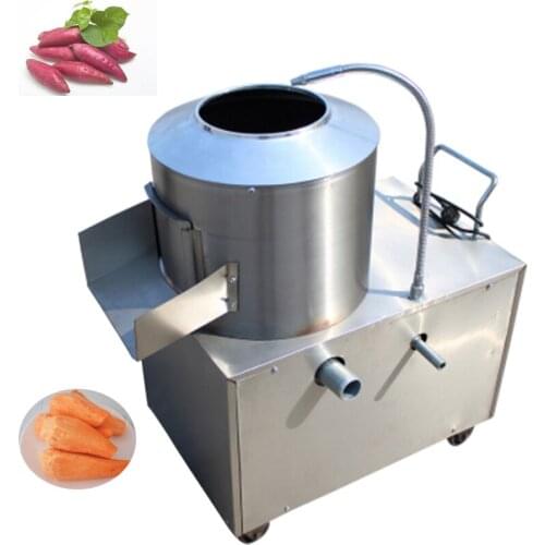 Automatic Potato Cleaning And Peeling Machine Stainless Steel Electric Peeling Potatoes Machine Small