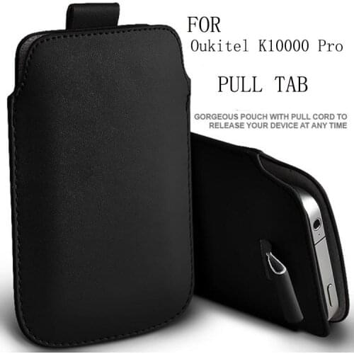 Casteel PU Leather Case For Oukitel U22 U7 Pro Pull Tab Sleeve Pouch Bag Case Cover